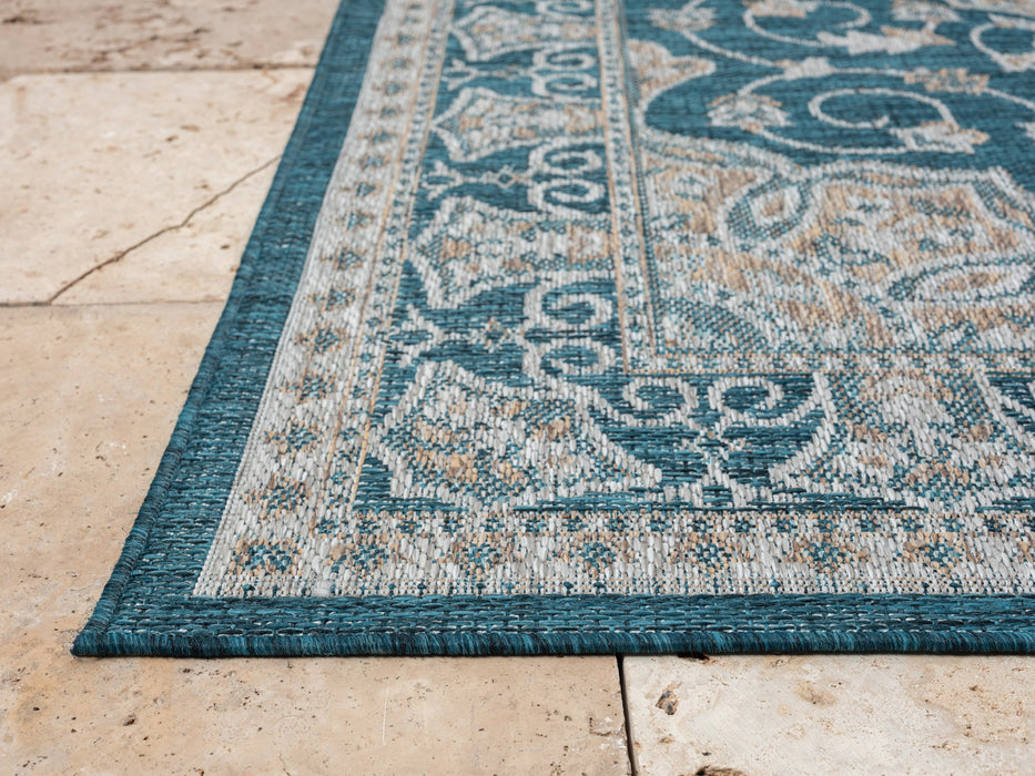 American cover design / Persian weavers Coastal 668 Turquoise Rug