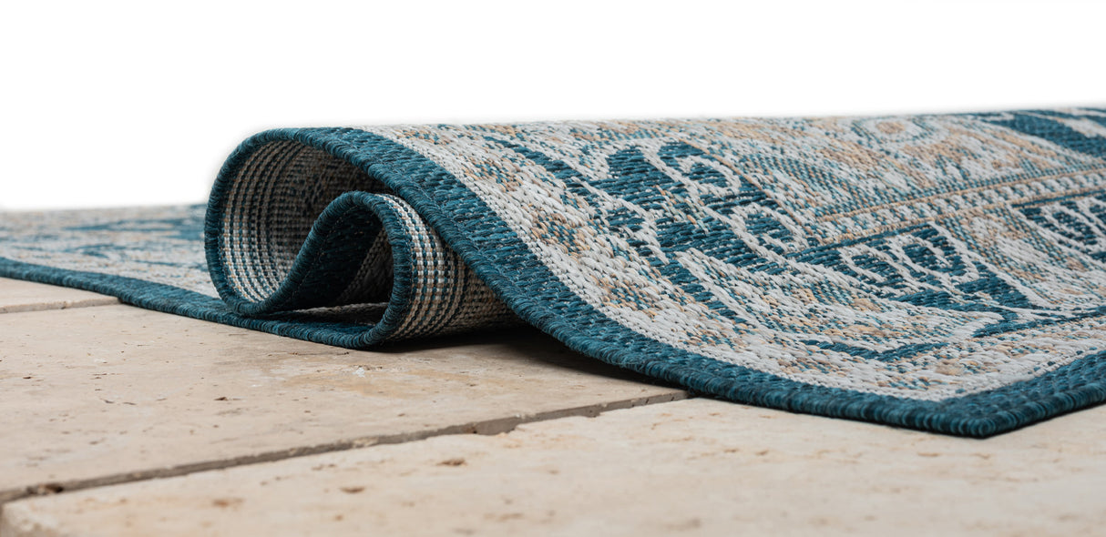 Coastal 668 Turquoise Rug