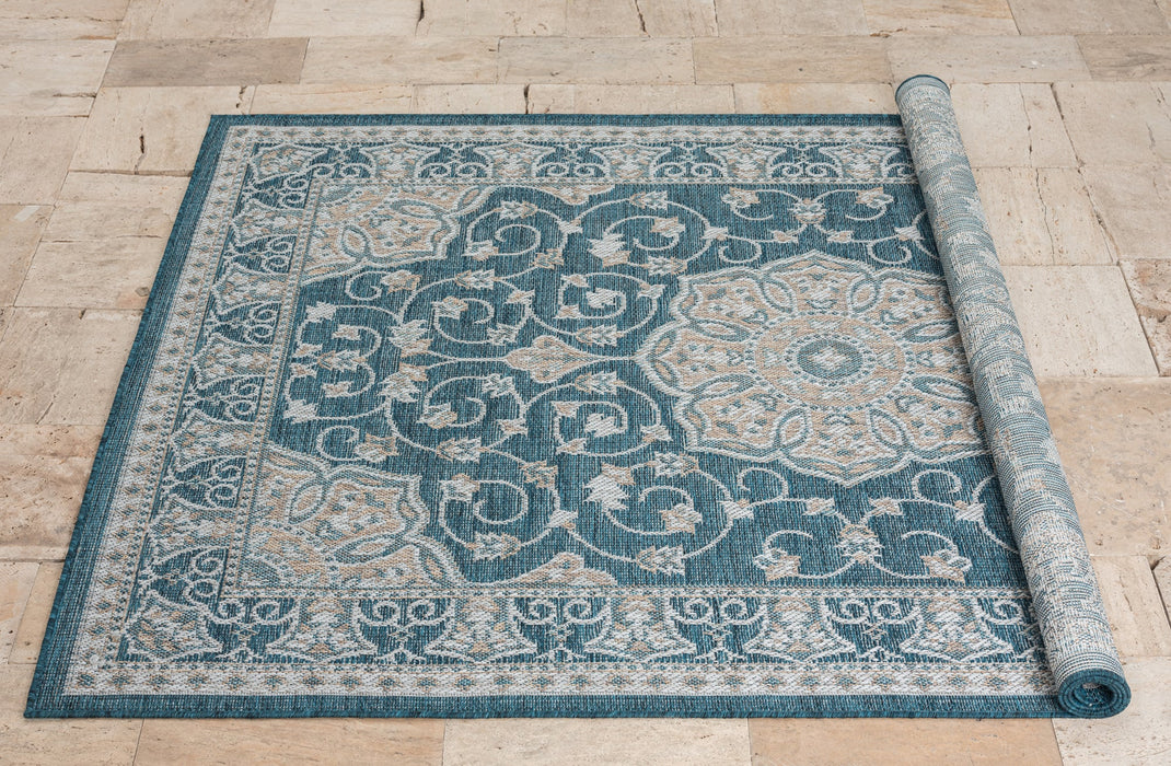 American cover design / Persian weavers Coastal 668 Turquoise Rug