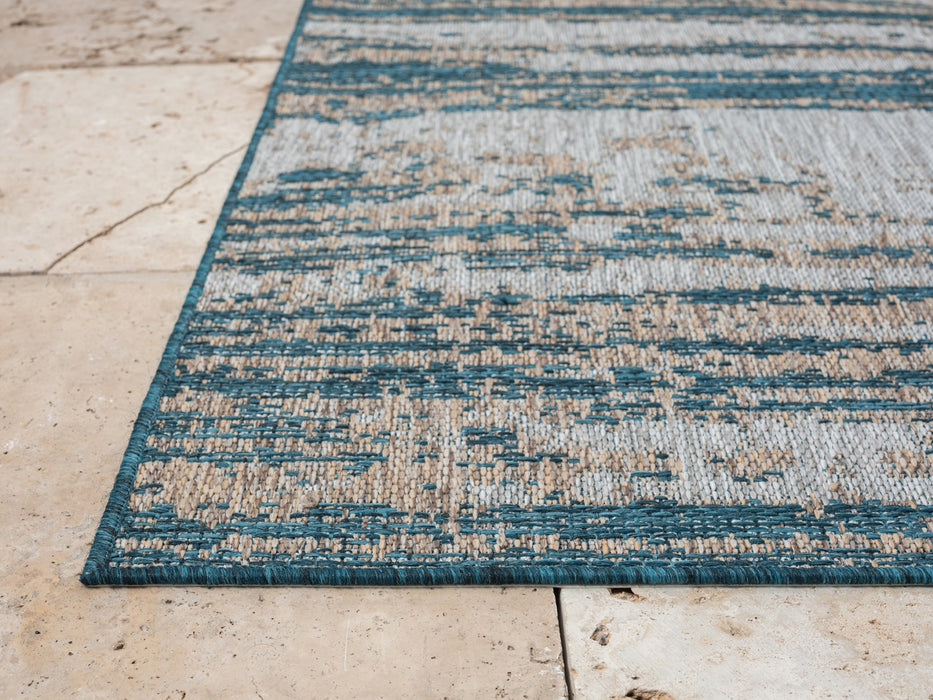 American cover design / Persian weavers Coastal 669 Storm Rug