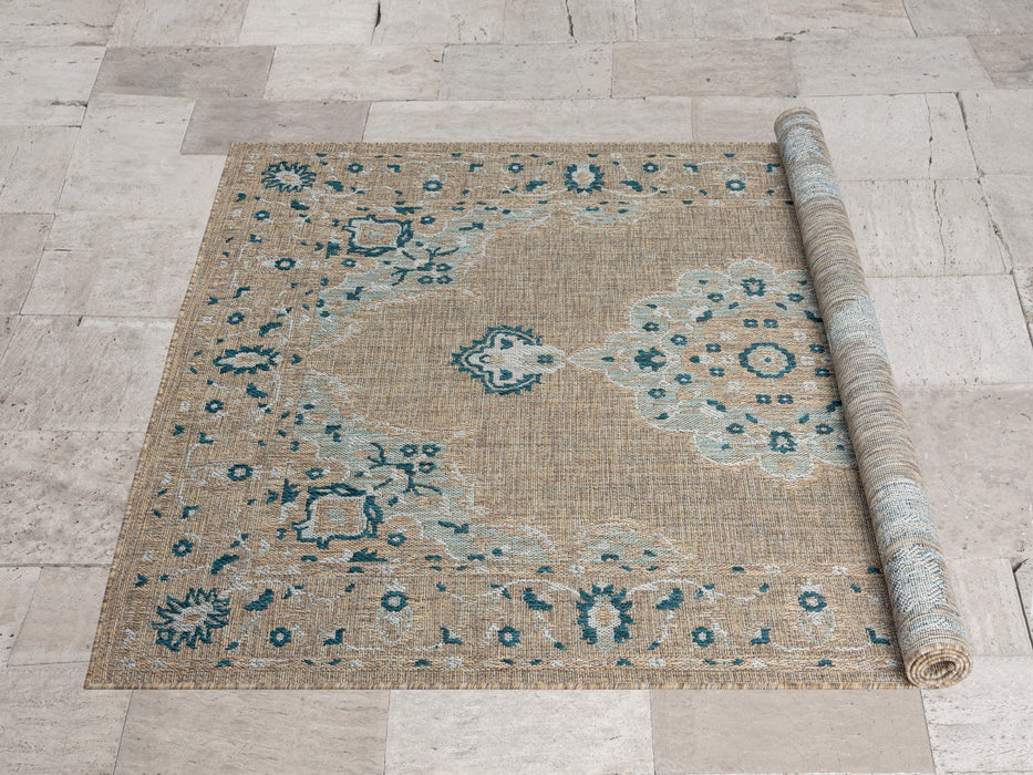 American cover design / Persian weavers Coastal 672 Coconut Rug