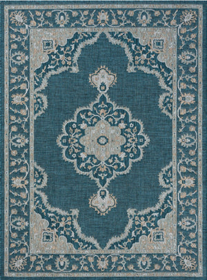 Coastal 672 Turquoise Rug