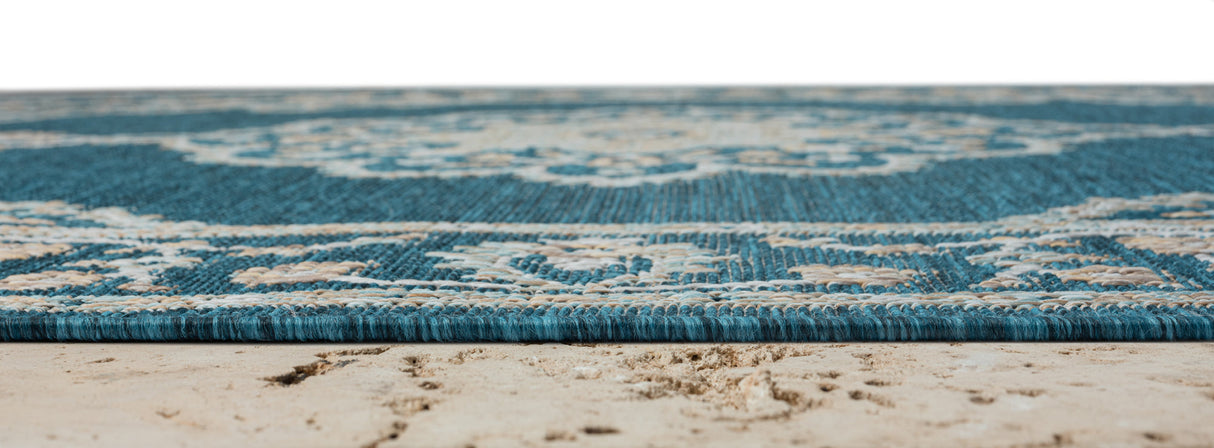 Coastal 672 Turquoise Rug