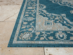 Coastal 672 Turquoise Rug