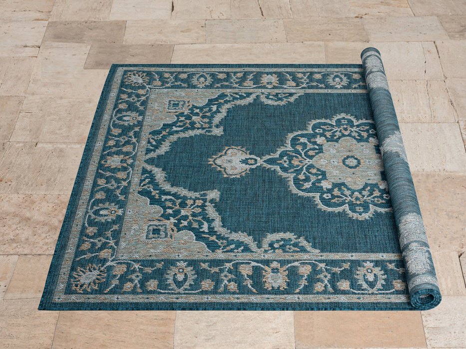 American cover design / Persian weavers Coastal 672 Turquoise Rug