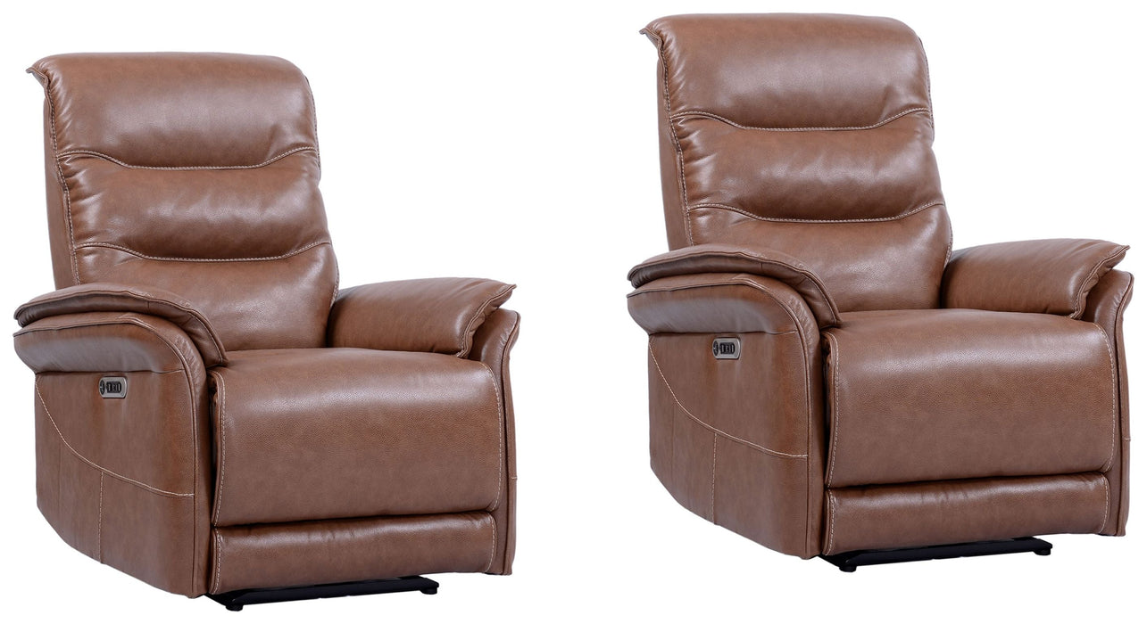 Modern Living - Prospect Zero Gravity Power Recliner in Bourbon (Set of 2) - MPRO#812PHZ-P25-2-BOU