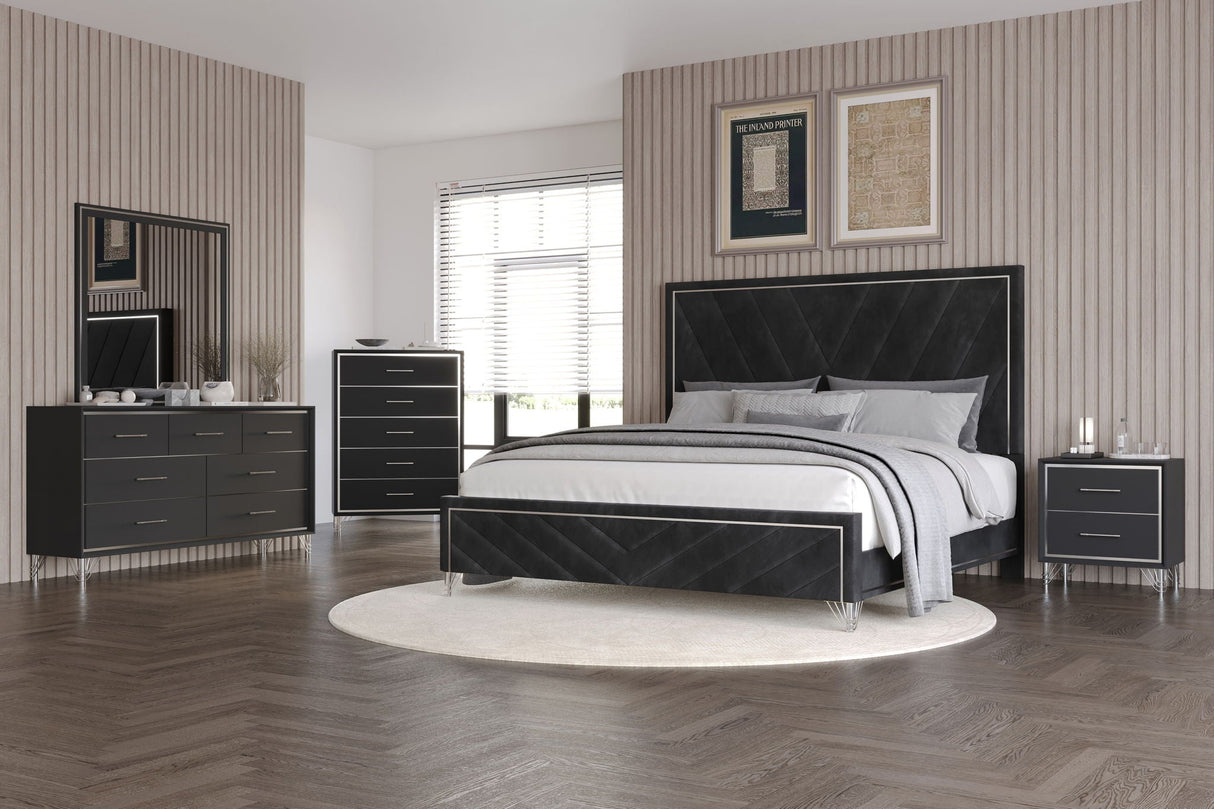 Ava - 7 Drawer Dresser - Ebony
