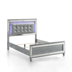 Valentino - 4/6 Full Headboard - Silver