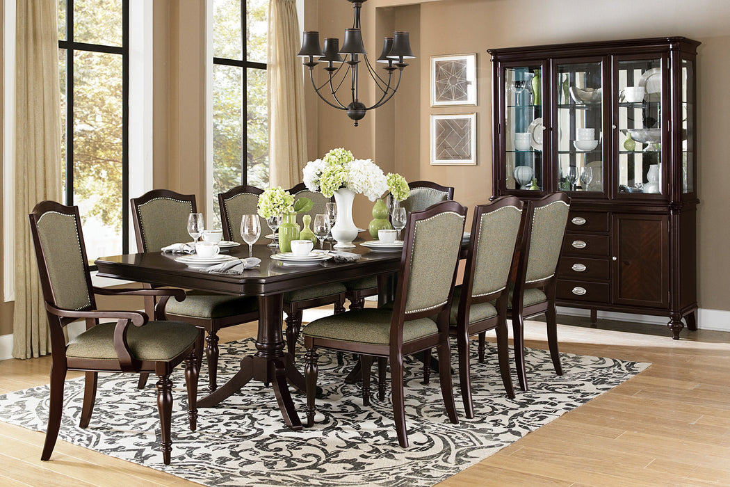 Marston Dark Cherry Extendable Dining Set