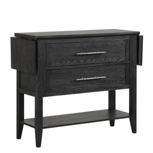 Sable Crest - Drop Leaf Server - Black