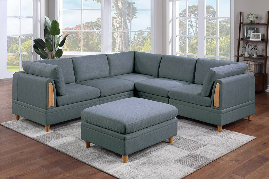 6-Pcs Sectional Modular Set