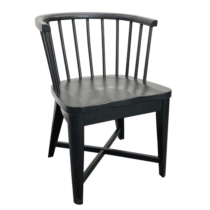 Modern Furniture - Americana Modern Dining Chair Barrel Set Of 2 - DAME#2118-BLK