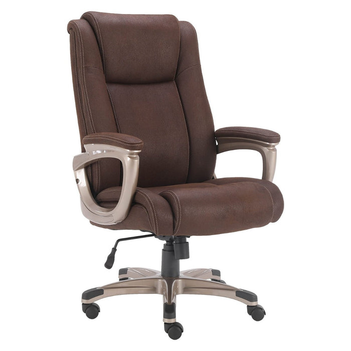 Modern Living - Fabric Heavy Duty Desk Chair in Dark Kahlua - DC#314HD-DK