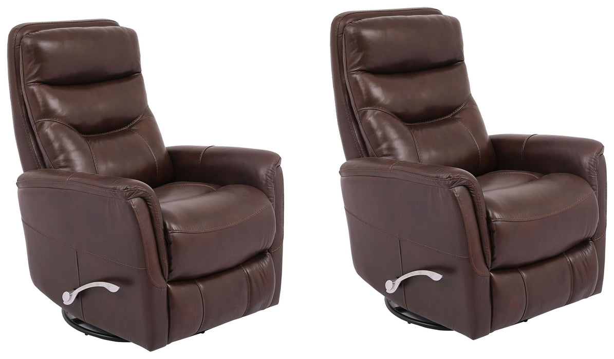 Modern Living - Gemini Swivel Glider Recliner in Robust (Set of 2) - MGEM#812GS-2-ROB