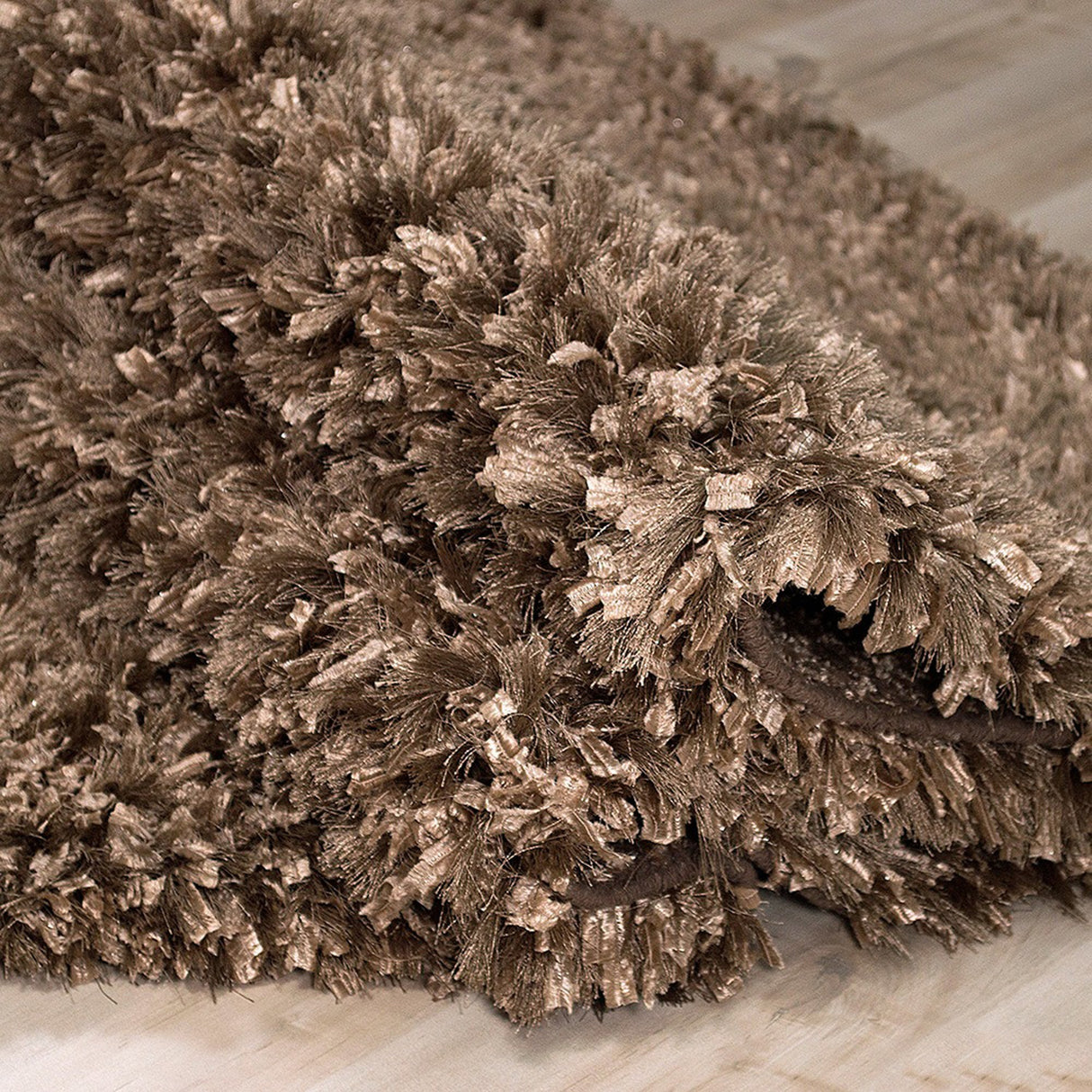 Decorative Shag Champagne Rug