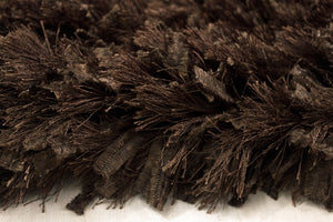Decorative Shag Chocolate Rug