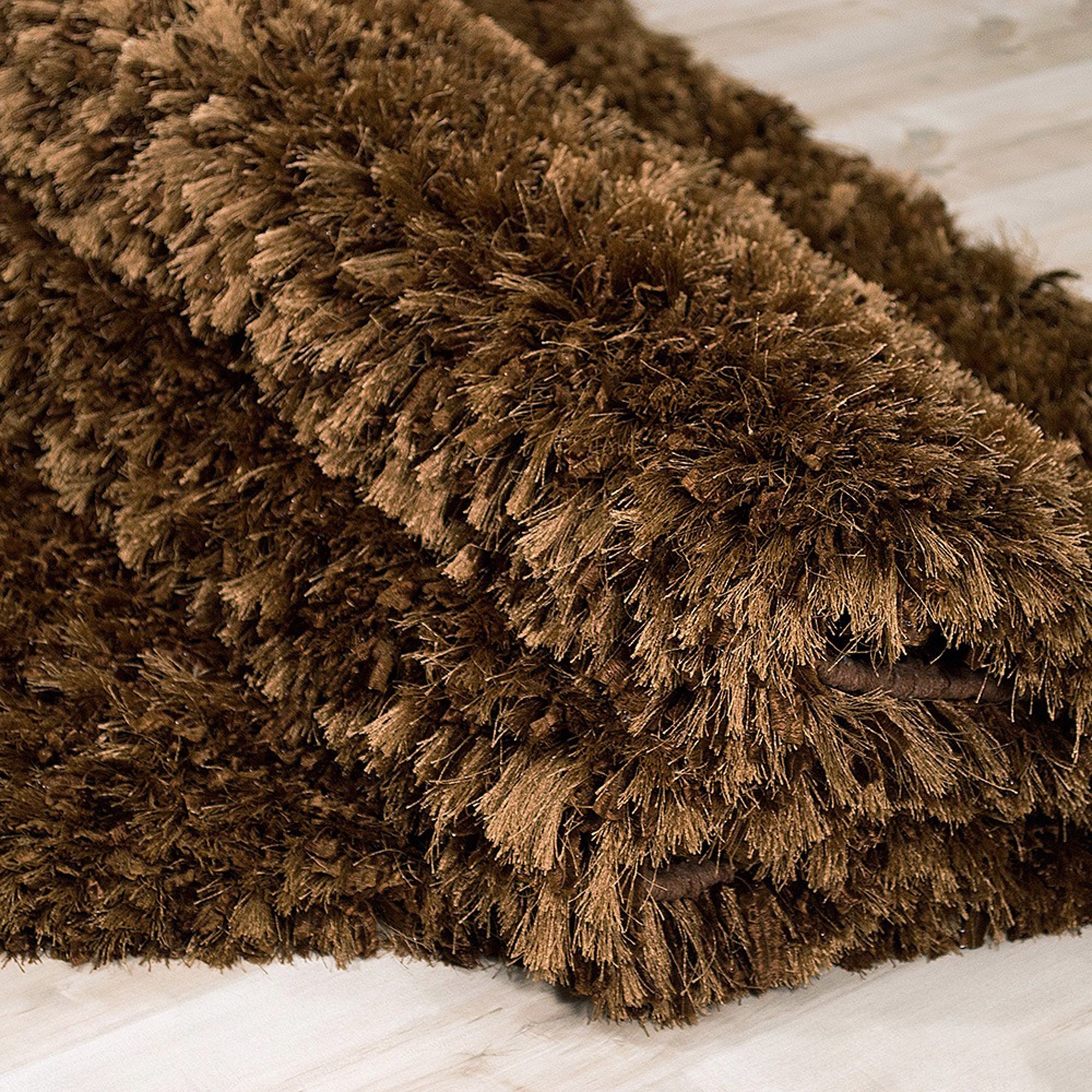 Decorative Shag Light Brown Rug