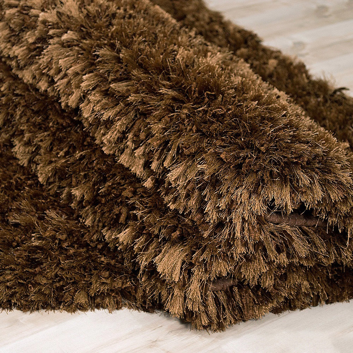 Decorative Shag Light Brown Rug
