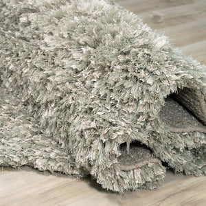 Decorative Shag Silver Rug