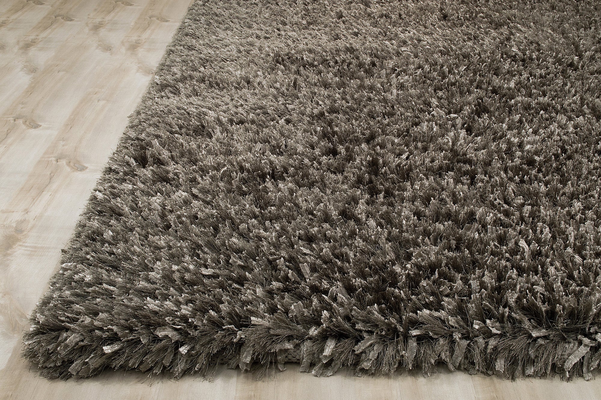 Decorative Shag Titanium Rug