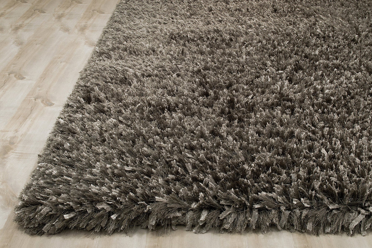 Decorative Shag Titanium Rug