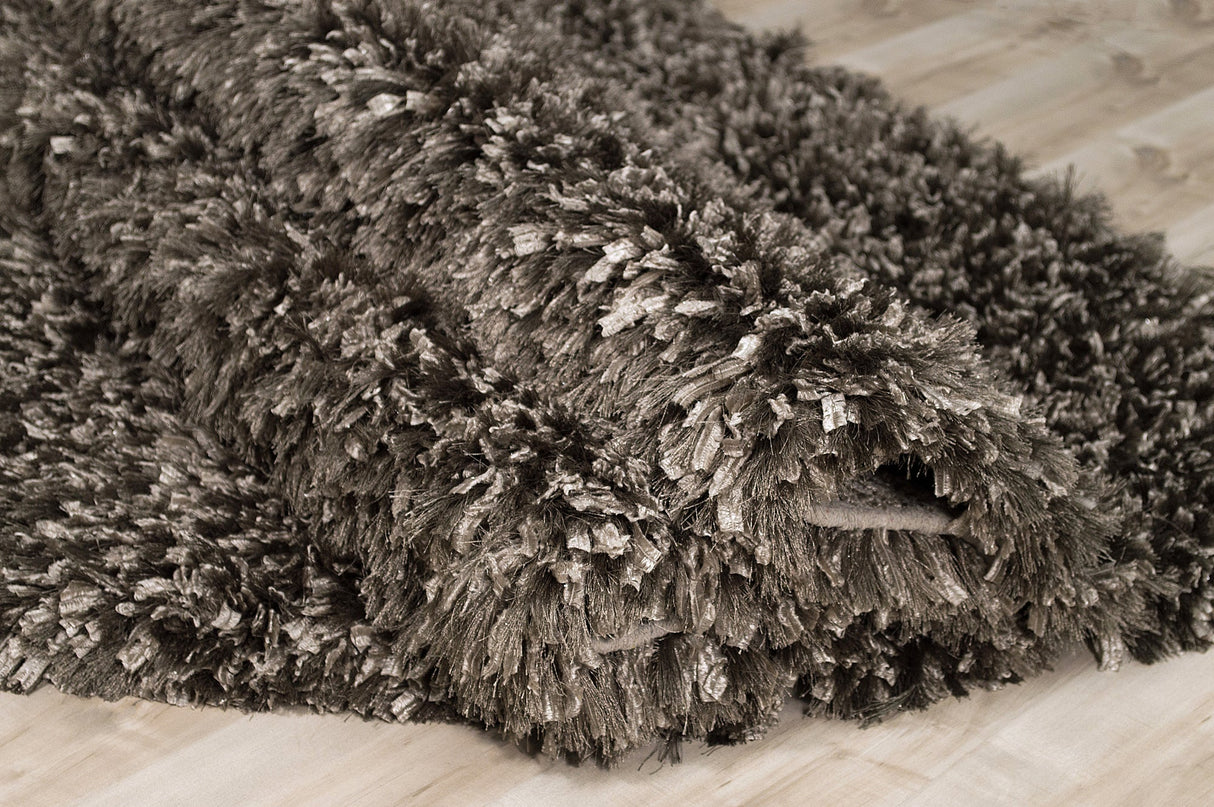 Decorative Shag Titanium Rug