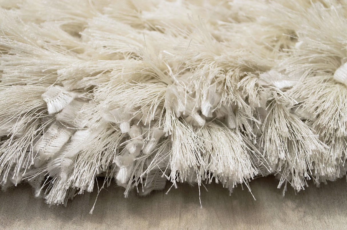 Decorative Shag White Rug
