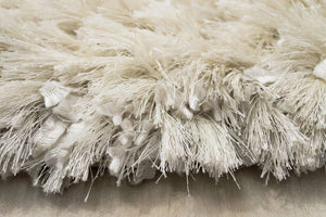 Decorative Shag White Rug