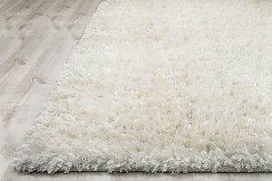 Decorative Shag White Rug