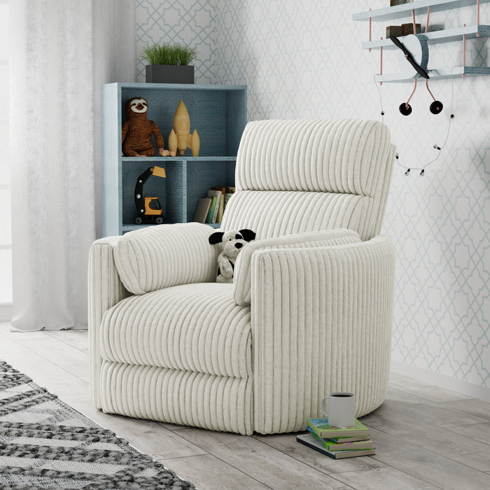 Modern Living - Radius Manual Swivel Recliner in Mega Ivory (Set of 2) - MRAD#812GSP-2-MGIV