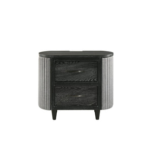 Skyline - 2 Drawer Nightstand - Onyx