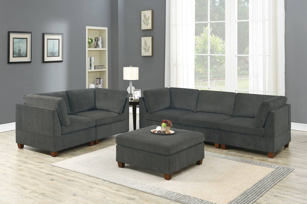 6-Pcs Modular Sofa Set