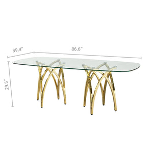 Tempered Glass Dining Table