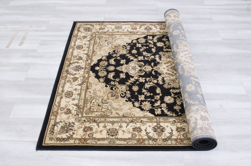 American cover design / Persian weavers Elegance 204 Black Rug