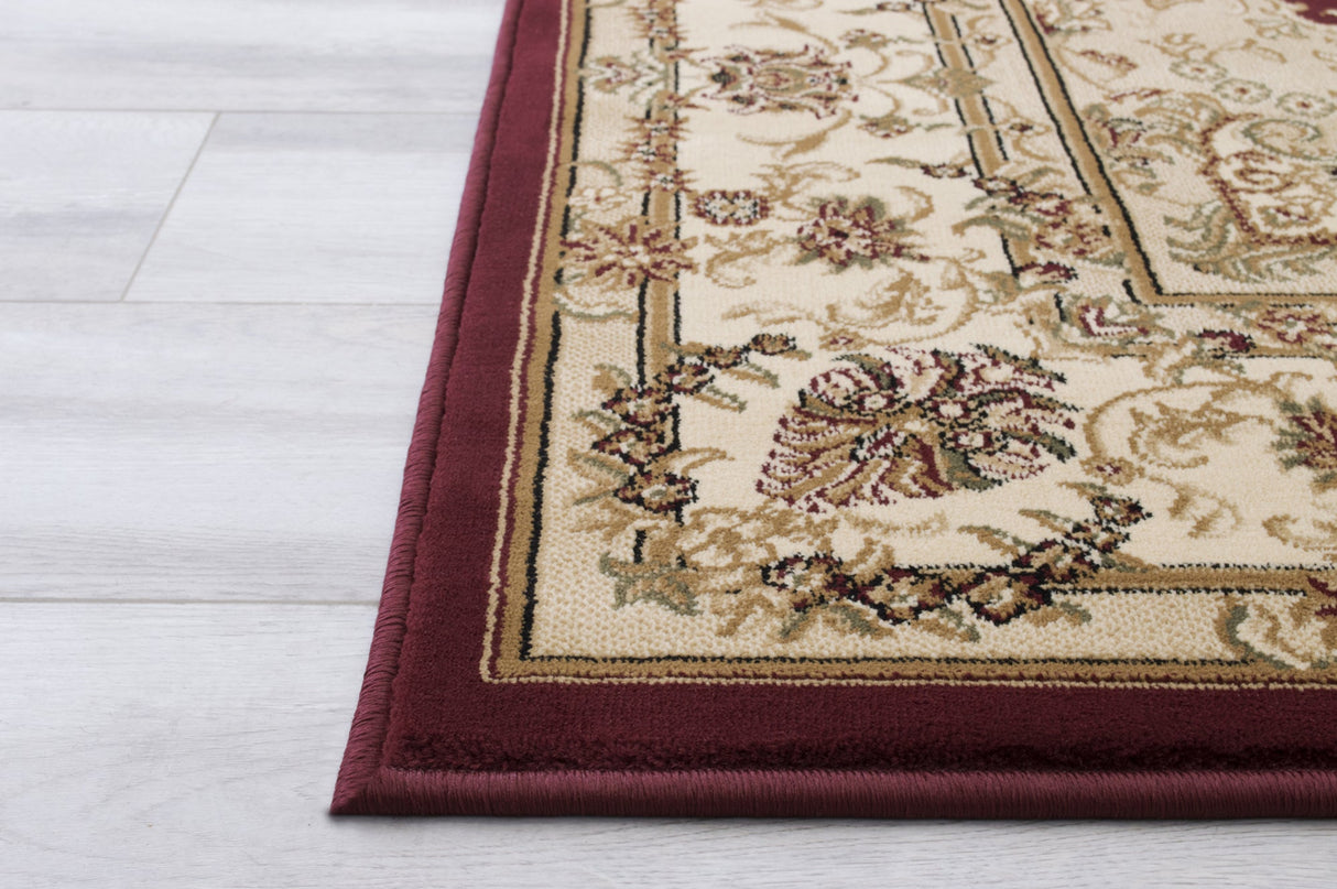 Elegance 204 Burgundy Rug