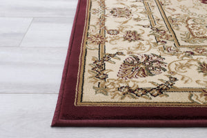 Elegance 204 Burgundy Rug