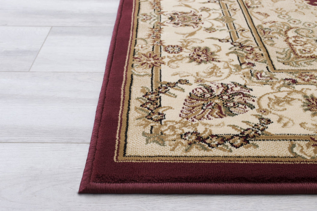 American cover design / Persian weavers Elegance 204 Burgundy Rug