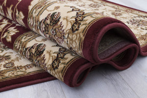 Elegance 204 Burgundy Rug