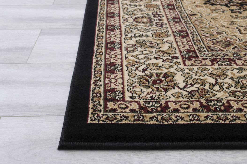 American cover design / Persian weavers Elegance 205 Black Rug