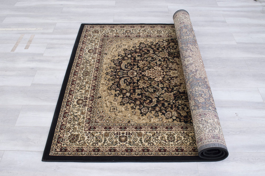 American cover design / Persian weavers Elegance 205 Black Rug