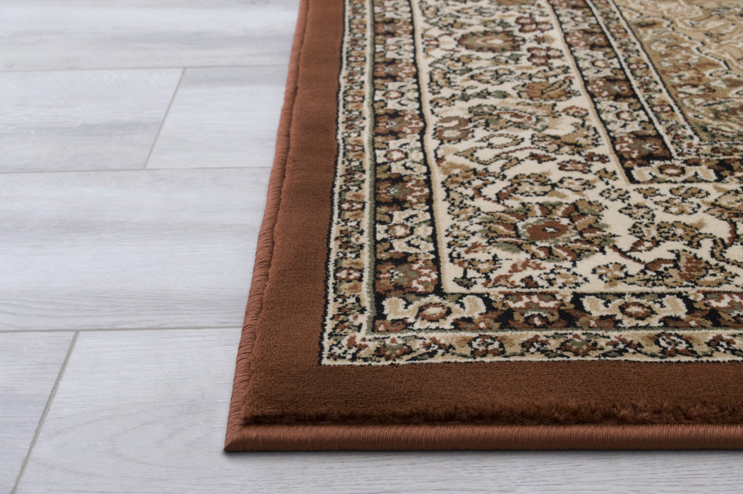 American cover design / Persian weavers Elegance 205 Brown Rug