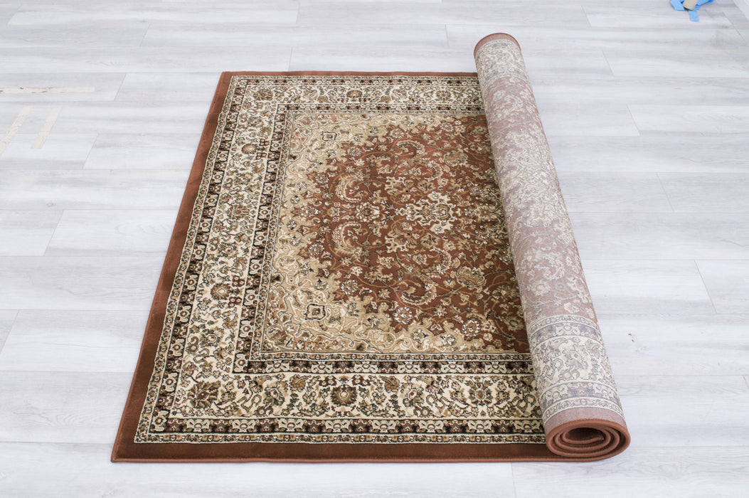 American cover design / Persian weavers Elegance 205 Brown Rug