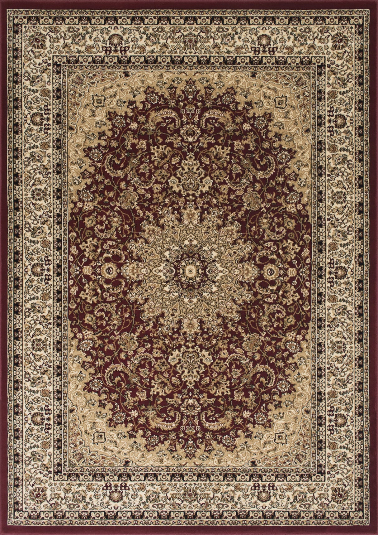 Elegance 205 Burgundy Rug