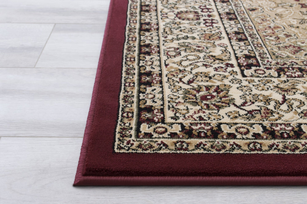 American cover design / Persian weavers Elegance 205 Burgundy Rug