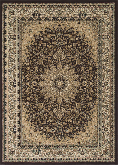 American cover design / Persian weavers Elegance 205 Chocolate Rug