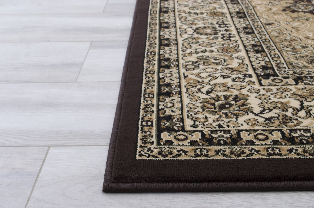 American cover design / Persian weavers Elegance 205 Chocolate Rug