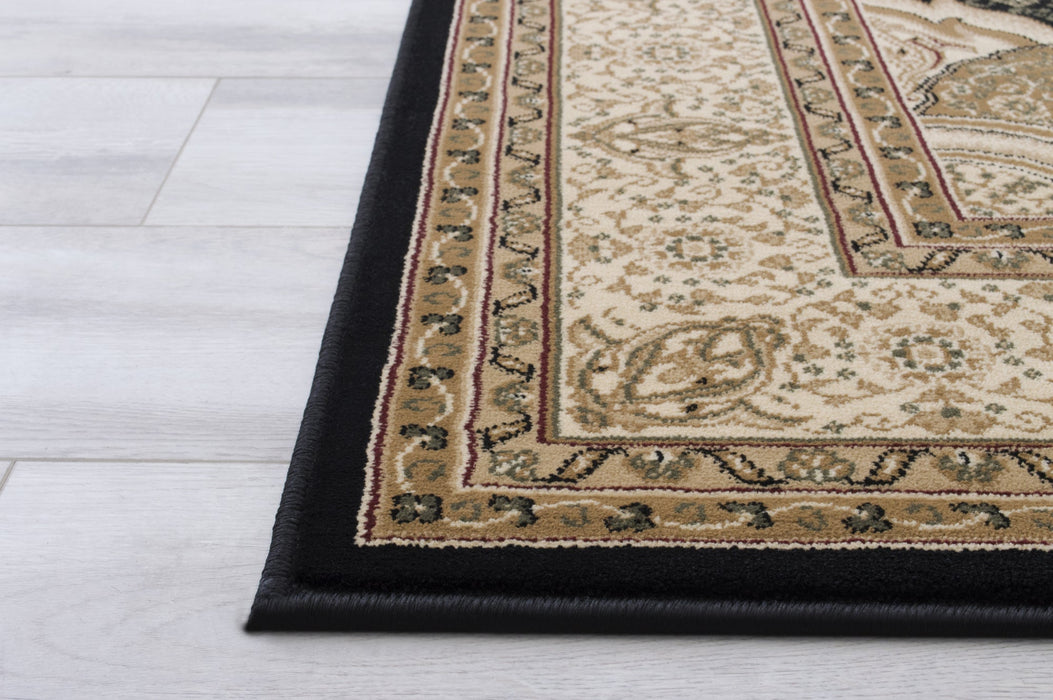 American cover design / Persian weavers Elegance 206 Black Rug