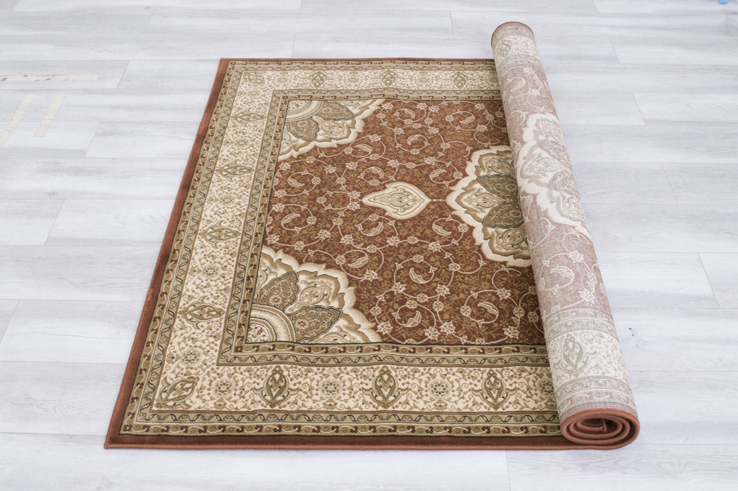 American cover design / Persian weavers Elegance 206 Brown Rug