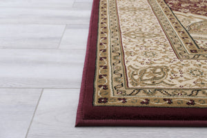 Elegance 206 Burgundy Rug