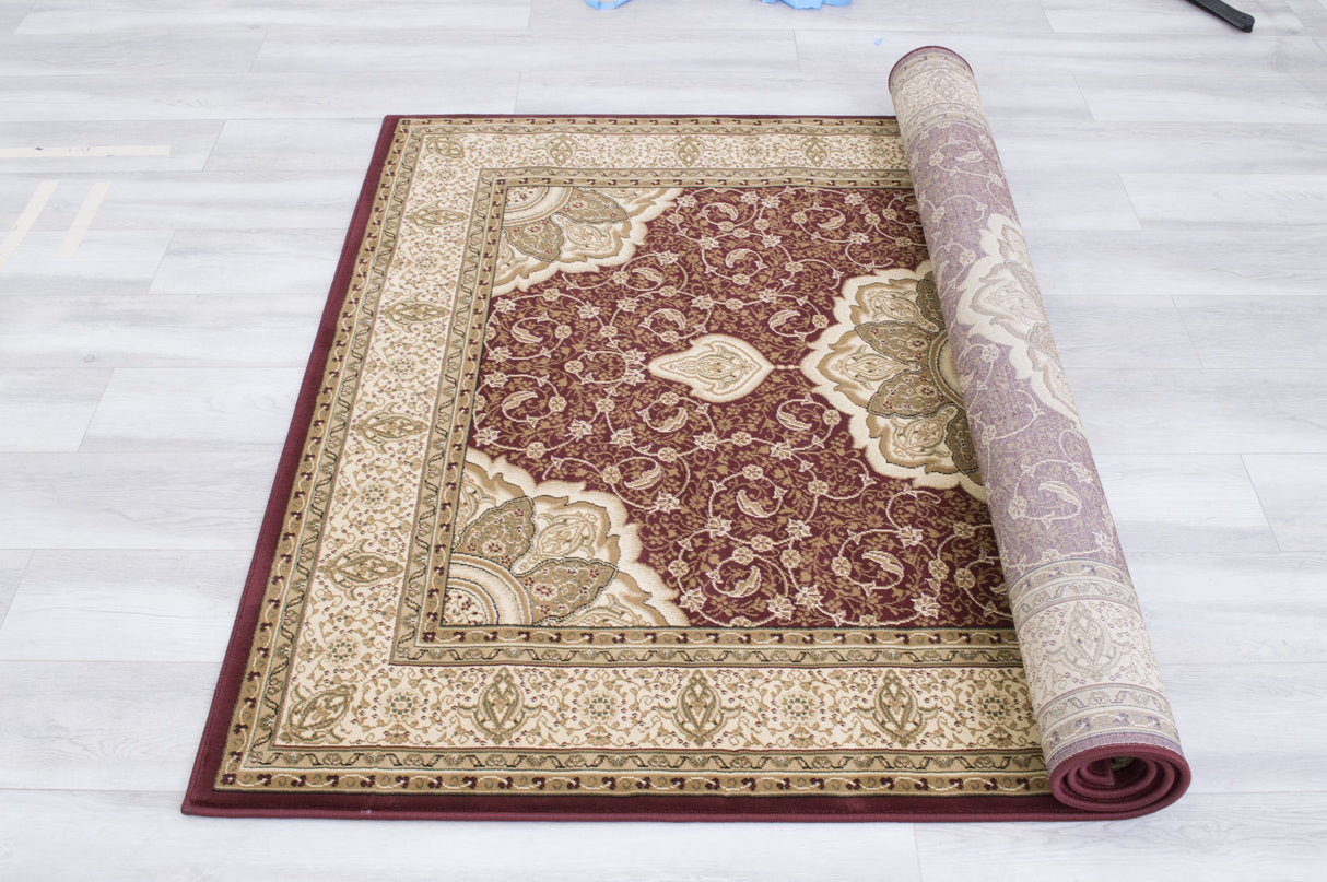 Elegance 206 Burgundy Rug